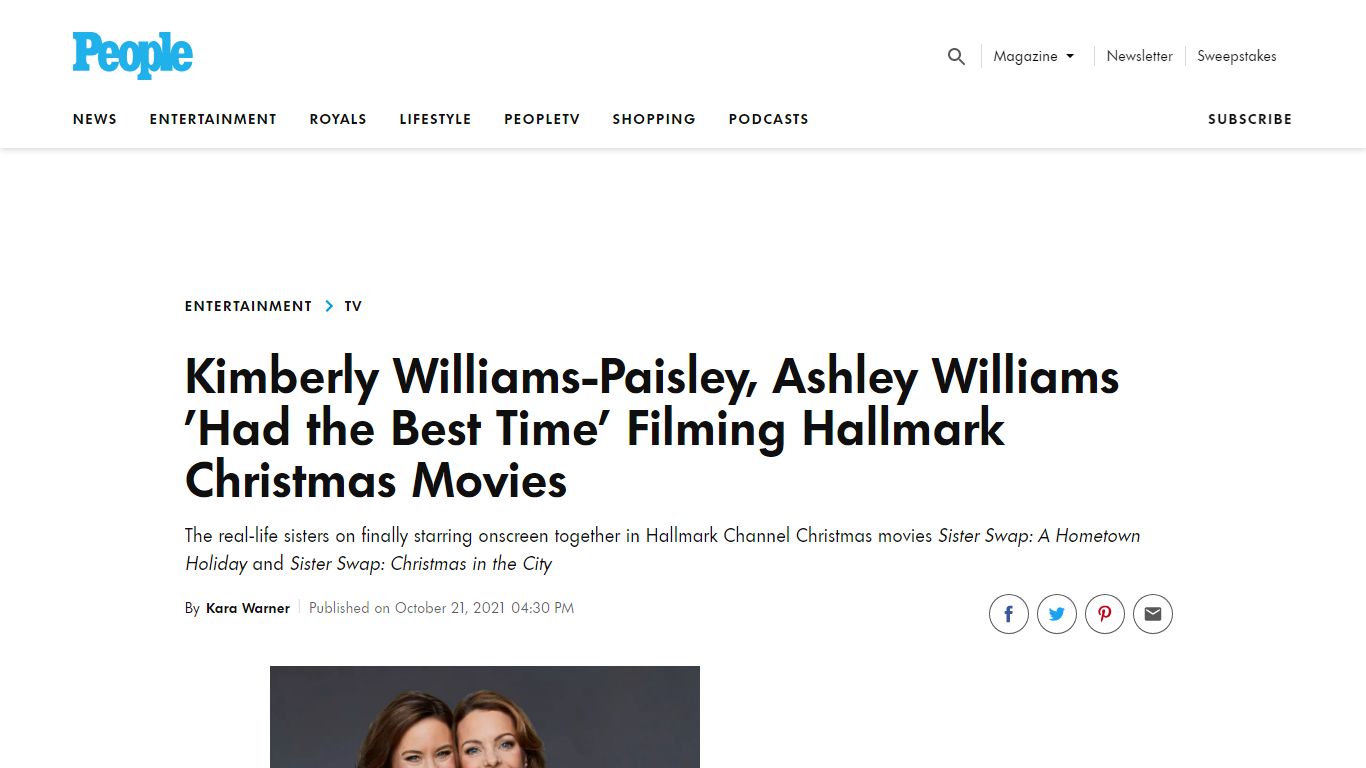 Kimberly Williams-Paisley and Ashley Williams 'Had the Best Time ...